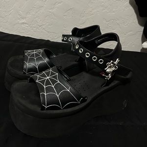 Demonia Funn 10 Platform Sandals